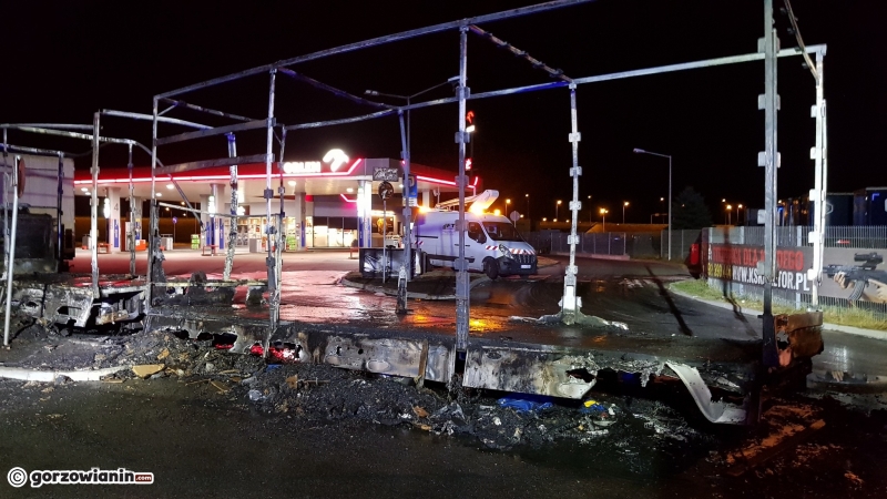 9/13 Na Orlenie spłonęła ciężarówka