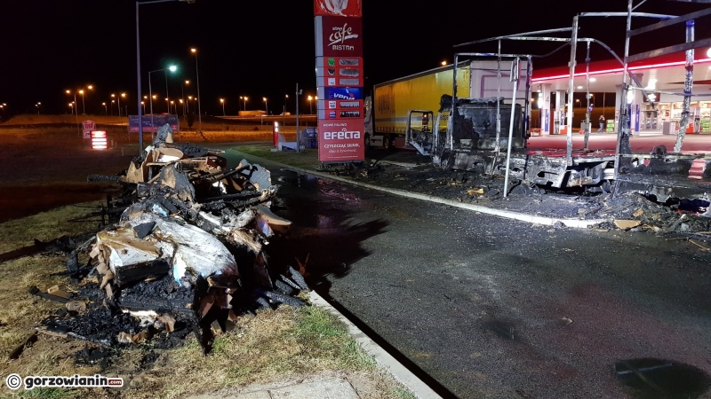 10/13 Na Orlenie spłonęła ciężarówka