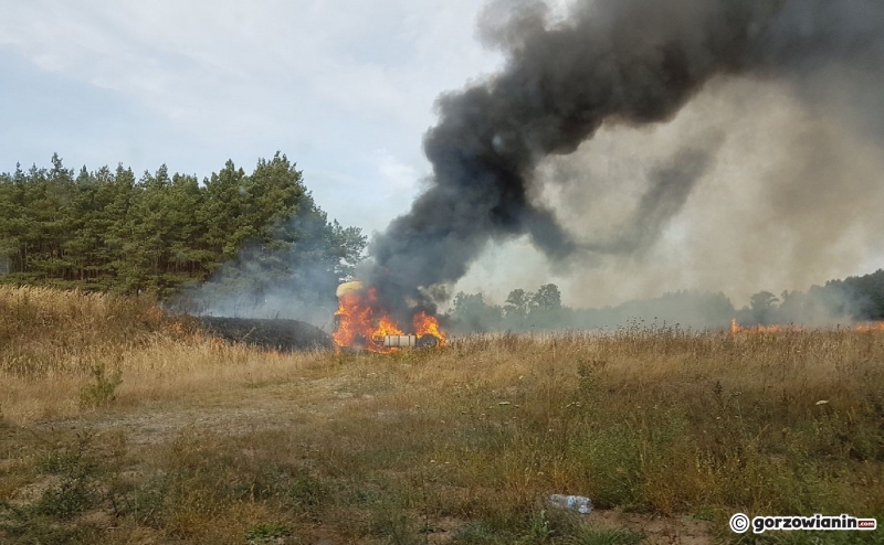 1/17 Pożar ciężarówki pod Gorzowem