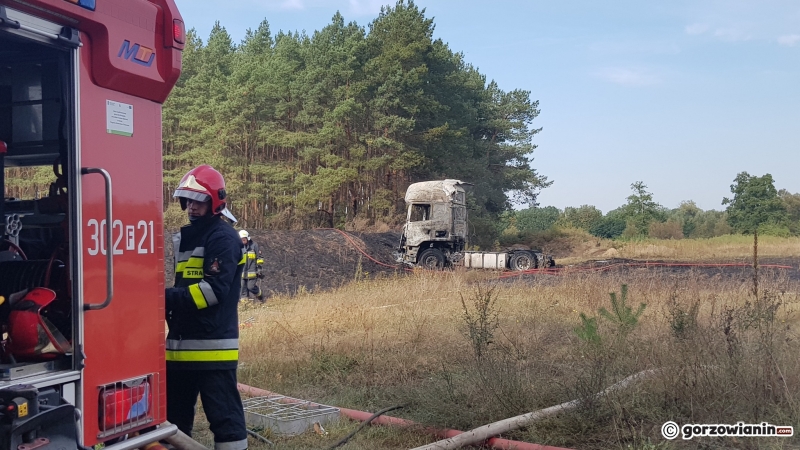 7/17 Pożar ciężarówki pod Gorzowem