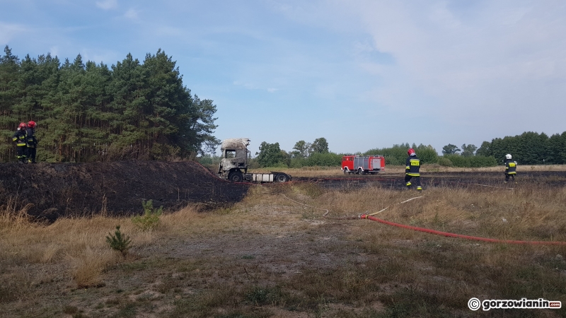 10/17 Pożar ciężarówki pod Gorzowem
