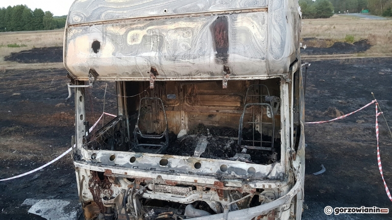14/17 Pożar ciężarówki pod Gorzowem