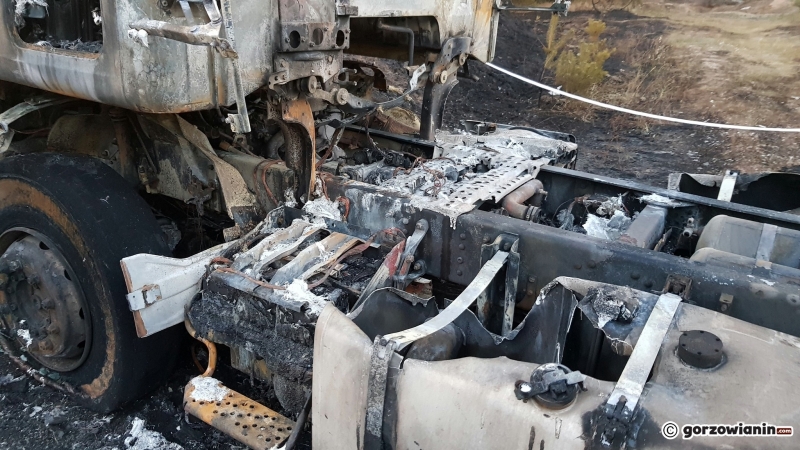 16/17 Pożar ciężarówki pod Gorzowem