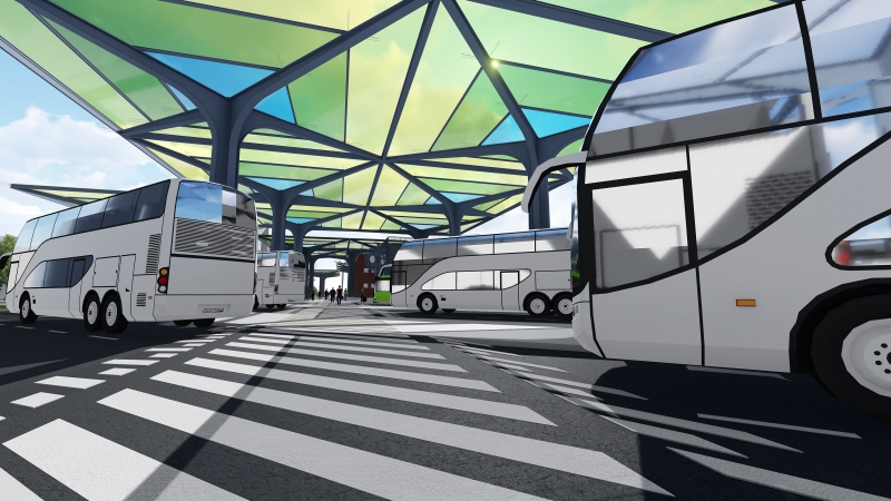 3/15 Wizualizacja centrum przesiadkowego w Gorzowie