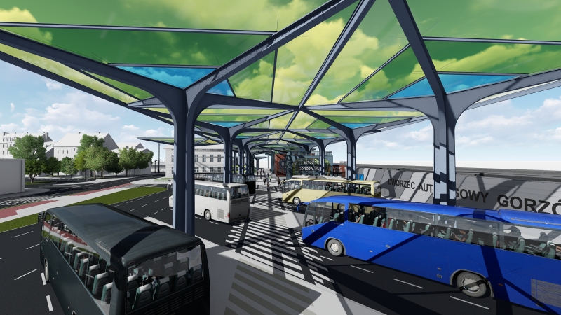5/15 Wizualizacja centrum przesiadkowego w Gorzowie