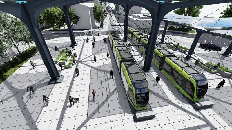 9/15 Wizualizacja centrum przesiadkowego w Gorzowie