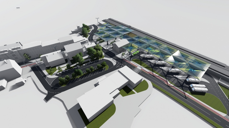 11/15 Wizualizacja centrum przesiadkowego w Gorzowie