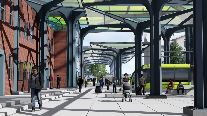 13/15 Wizualizacja centrum przesiadkowego w Gorzowie
