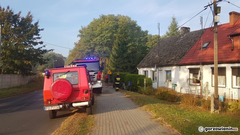 4/6 Pożar domu w Kłodawie