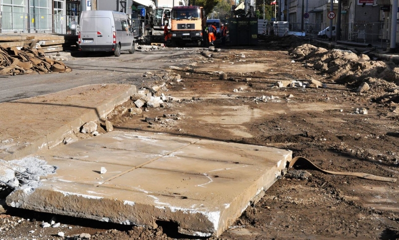 5/12 Tak wyglądają prace na deptaku