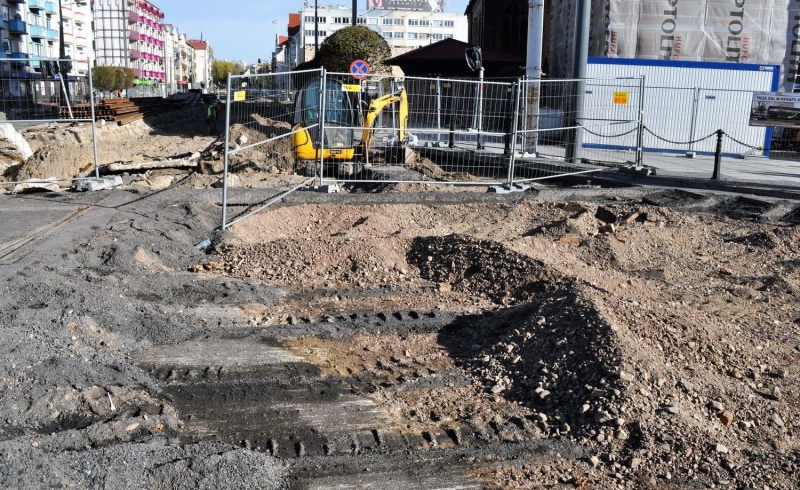 9/12 Tak wyglądają prace na deptaku