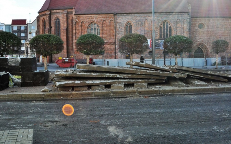 10/12 Tak wyglądają prace na deptaku