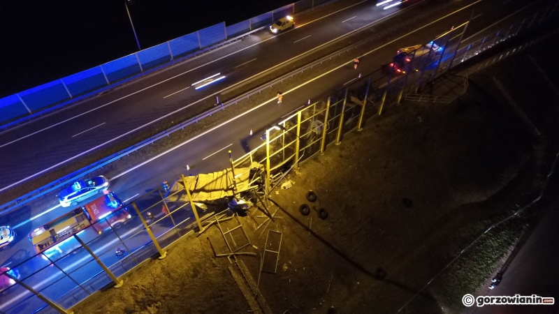 4/10 Zderzenie busa i ciężarówki na S3