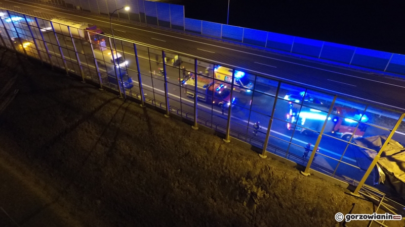 5/10 Zderzenie busa i ciężarówki na S3