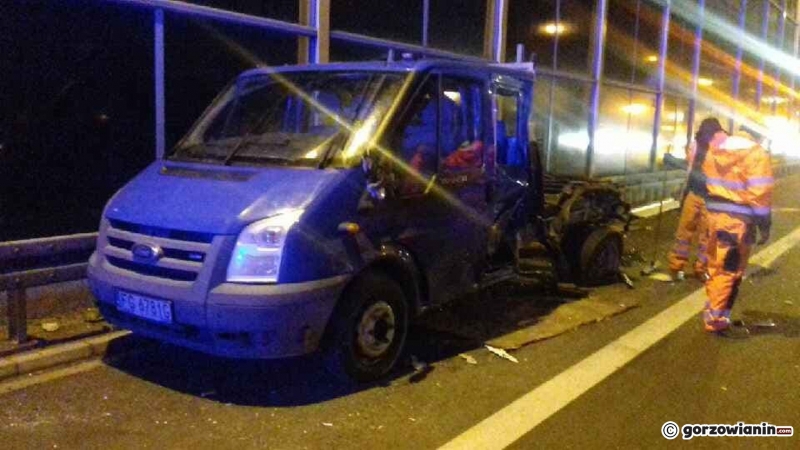 7/10 Zderzenie busa i ciężarówki na S3