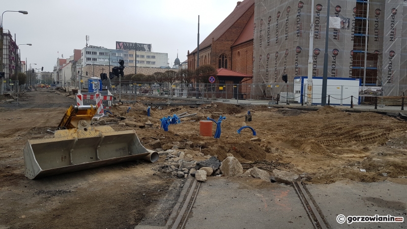 8/21 Rozkopane skrzyżowanie Sikorskiego-Chrobrego