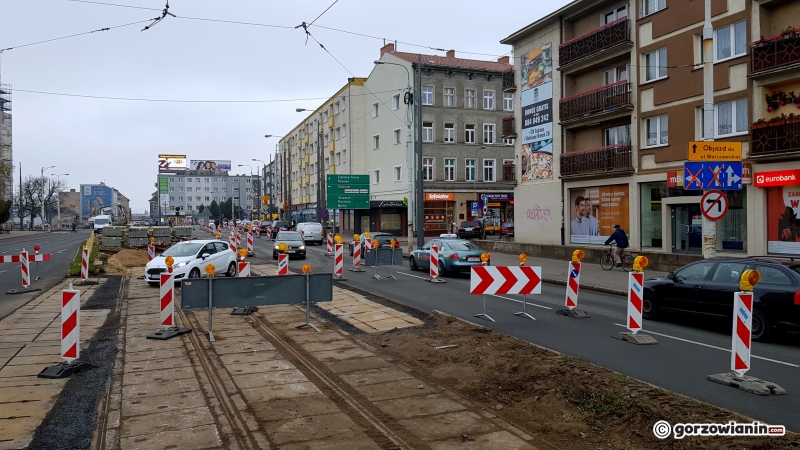 20/21 Rozkopane skrzyżowanie Sikorskiego-Chrobrego