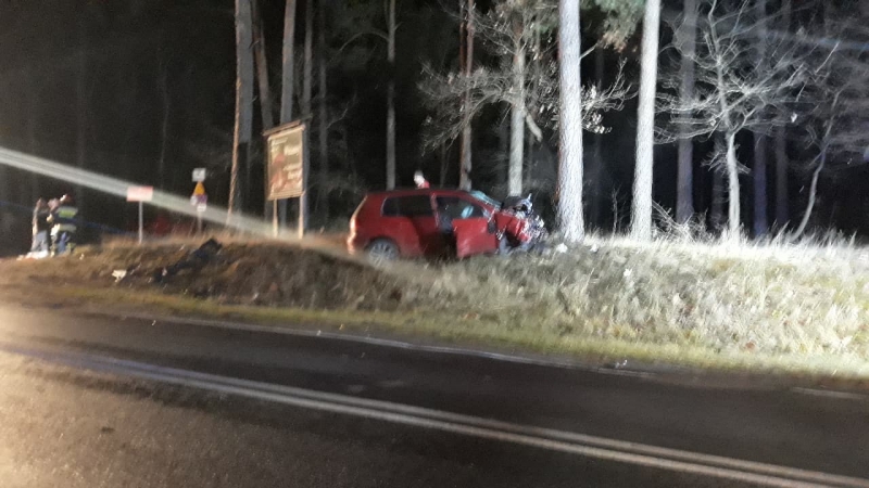 1/6 Wypadek koło Starego Polichna