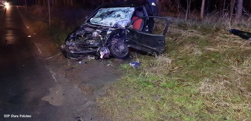 6/6 Wypadek koło Starego Polichna