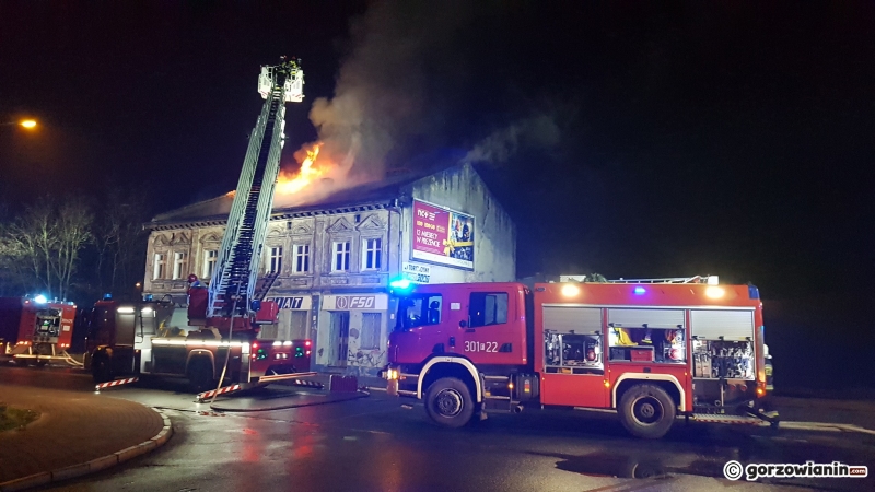 7/12 Pożar kamienicy przy ul. Przemysłowej