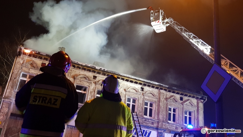 8/12 Pożar kamienicy przy ul. Przemysłowej