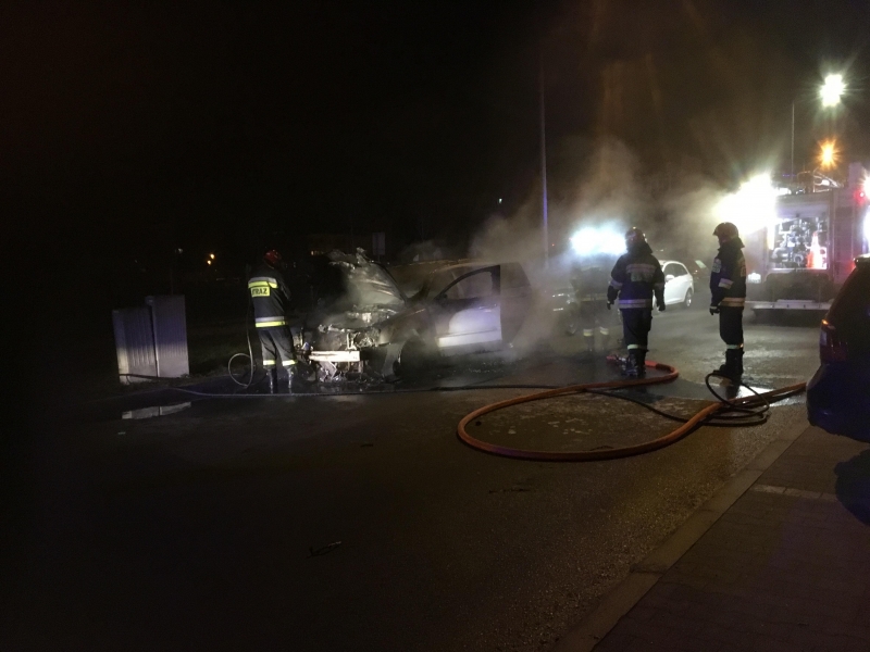 5/5 Pożar samochodu przy Paderewskiego