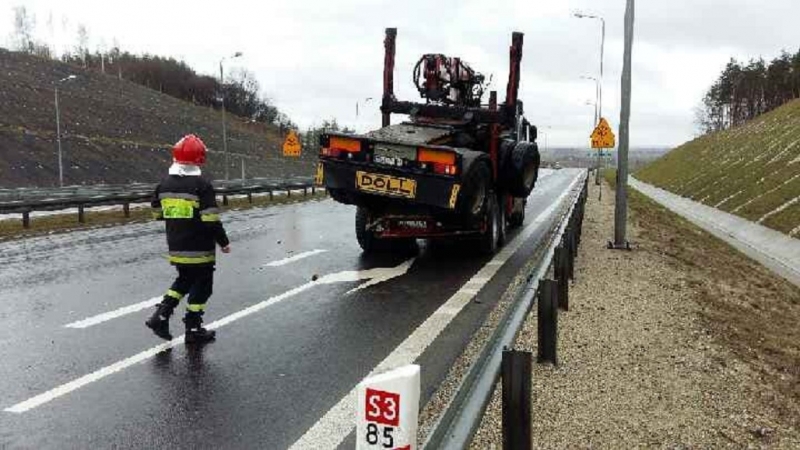 2/4 Wypadek na węźle Gorzów Zachód