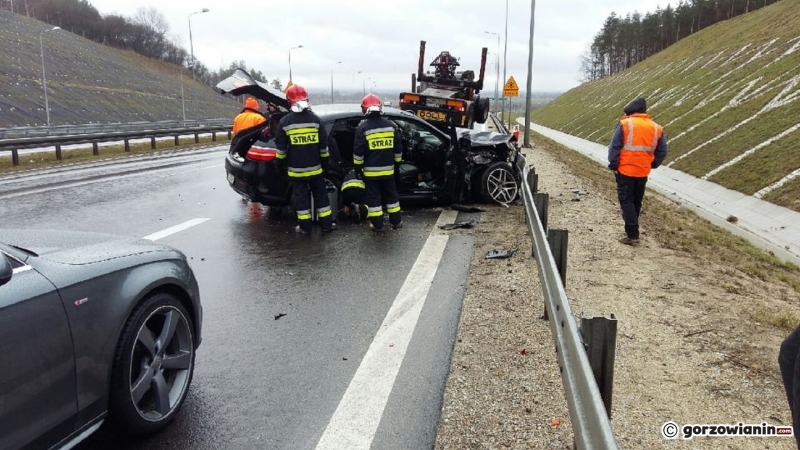 3/4 Wypadek na węźle Gorzów Zachód
