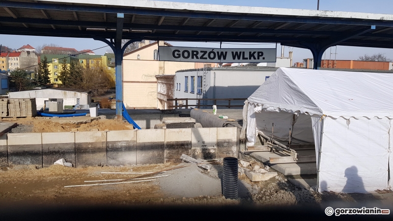 19/24 Dworzec Główny w Gorzowie w remoncie