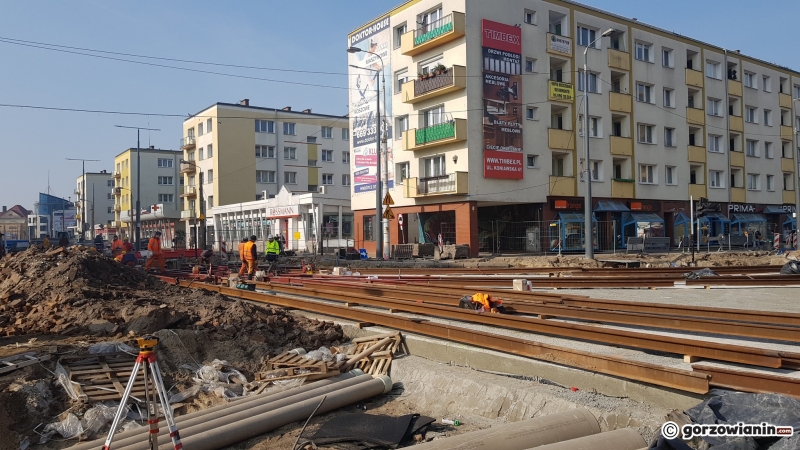 4/19 Prace na skrzyżowaniu Sikorskiego - Chrobrego