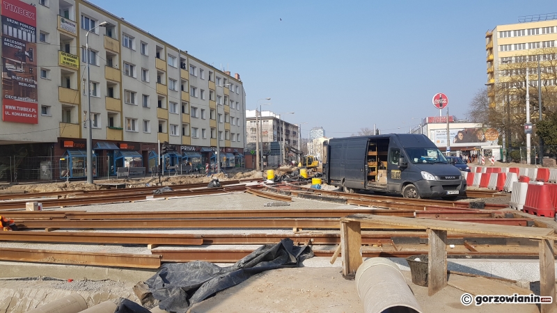 6/19 Prace na skrzyżowaniu Sikorskiego - Chrobrego