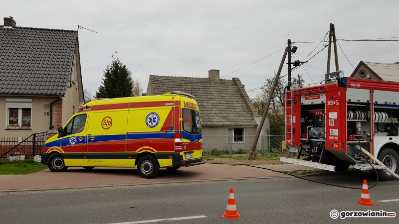 2/6 Pożar domu w podgorzowskiej Baczynie