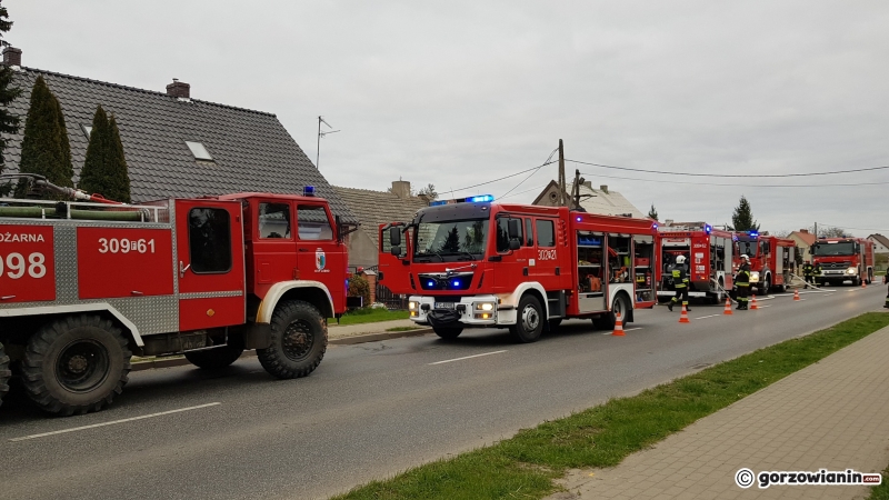 3/6 Pożar domu w podgorzowskiej Baczynie