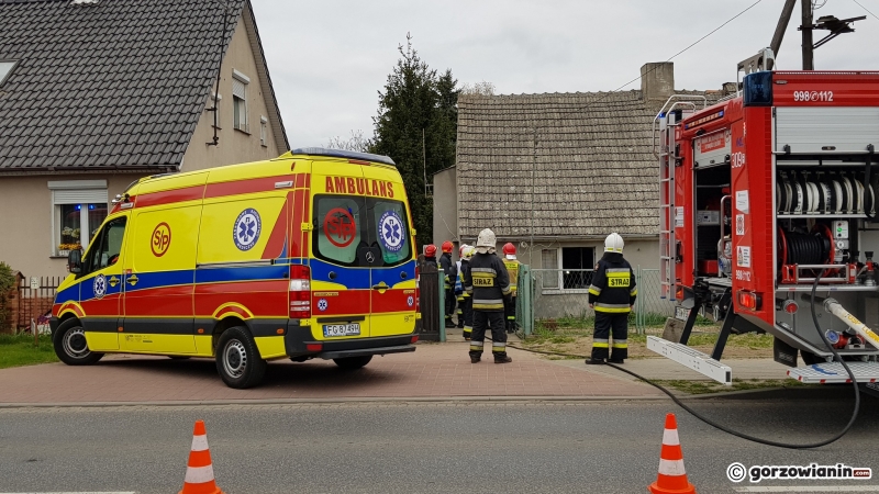 4/6 Pożar domu w podgorzowskiej Baczynie