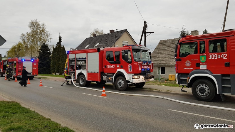 5/6 Pożar domu w podgorzowskiej Baczynie