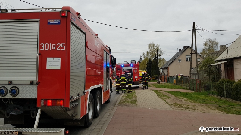 6/6 Pożar domu w podgorzowskiej Baczynie