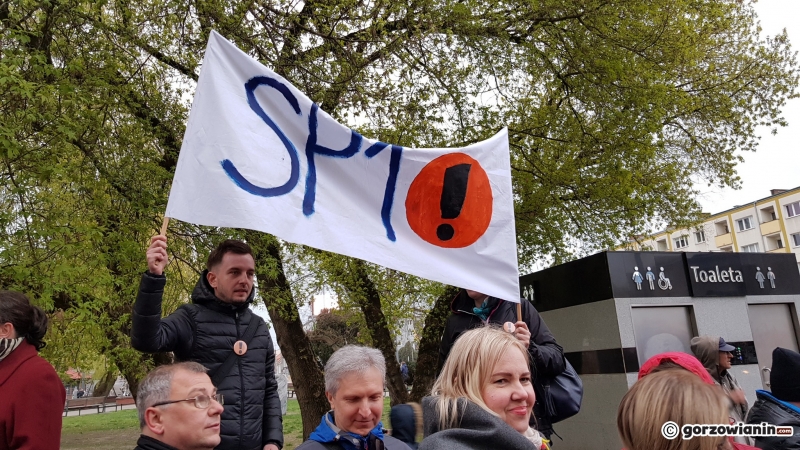 1/14 Manifestacja popierająca protest nauczycieli