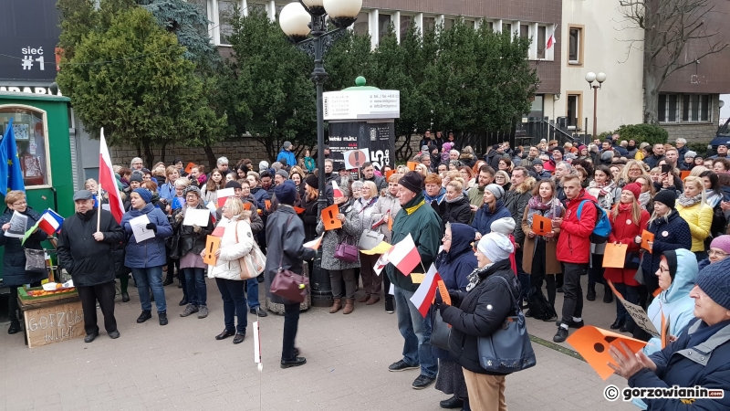 11/14 Manifestacja popierająca protest nauczycieli