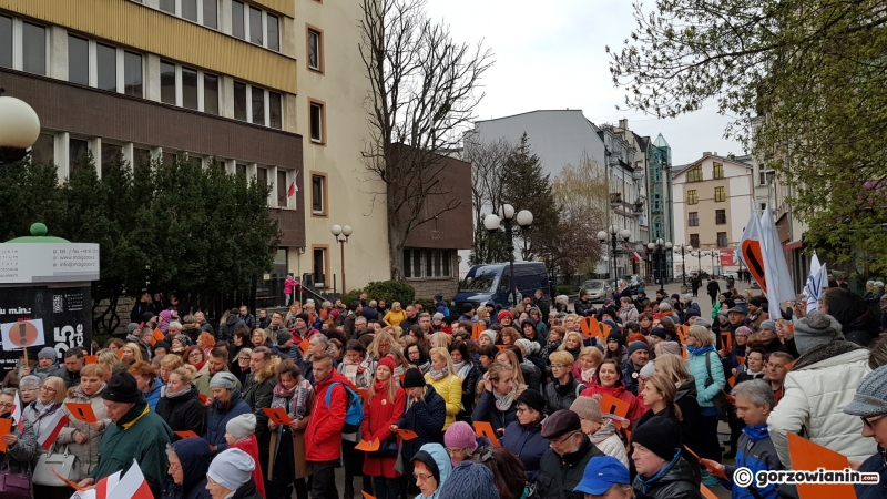 12/14 Manifestacja popierająca protest nauczycieli