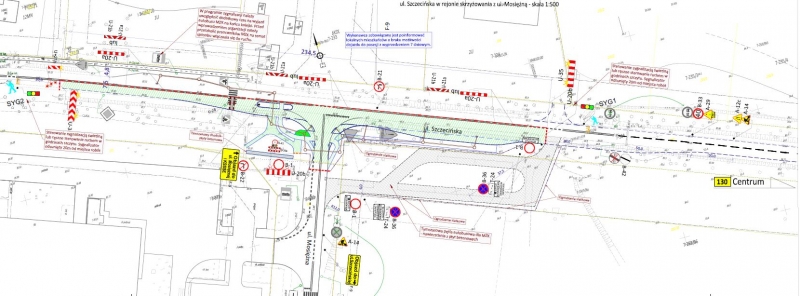 2/2 Rusza przebudowa ul. Szczecińskiej - etap 1A