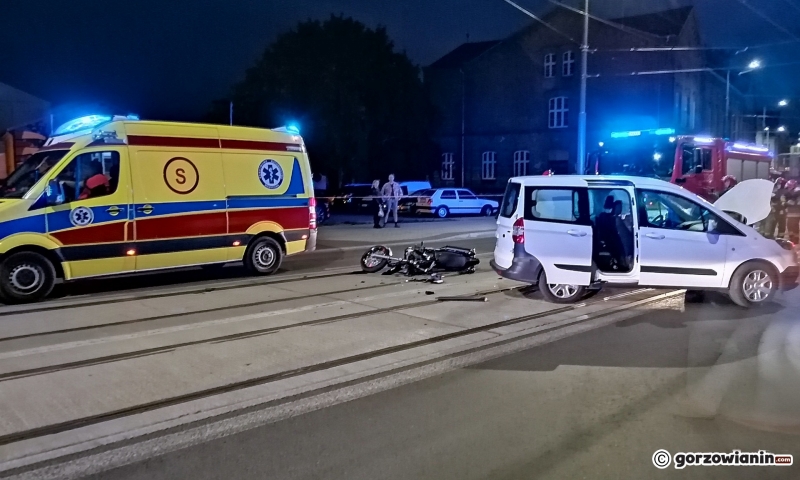 3/6 Zderzenie motocyklisty z fordem