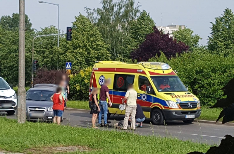 1/3 Piesza potrącona przy ul. Górczyńskiej