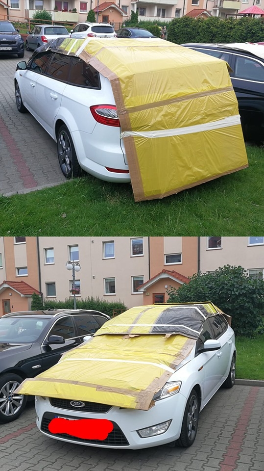 9/19 Samochody zabezpieczone przed gradem