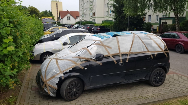 14/19 Samochody zabezpieczone przed gradem