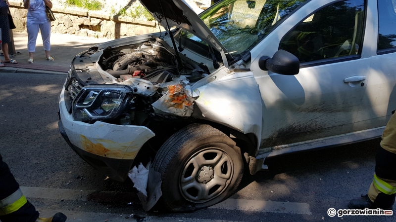 7/14 Wypadek autobusu MZK i dwóch aut