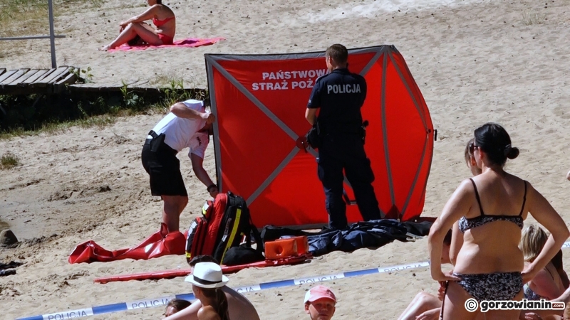 14/15 Mężczyzna utopił się nad jeziorem w Nierzymiu