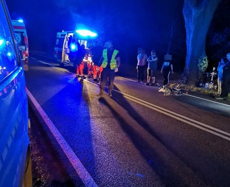 3/8 Pijany rowerzysta na DK22