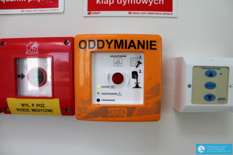 4/6 Zniszczone czujki w szpitalu