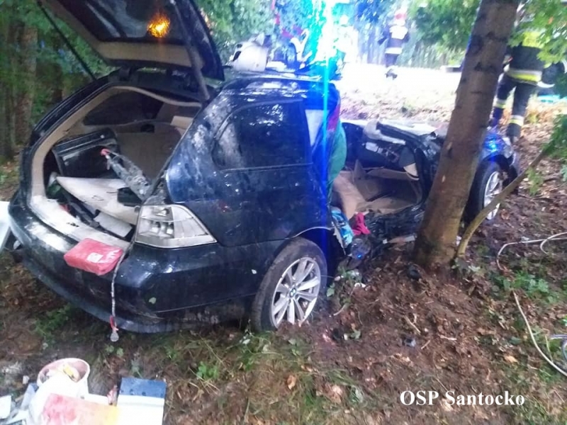 7/7 Wypadek BMW na starej trójce