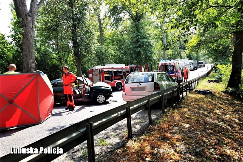 2/3 Śmiertelny wypadek koło Strzelec Krajeńskich